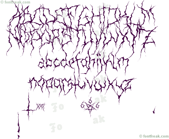 Free Black Metal Font